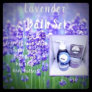 Lavender Bath Set